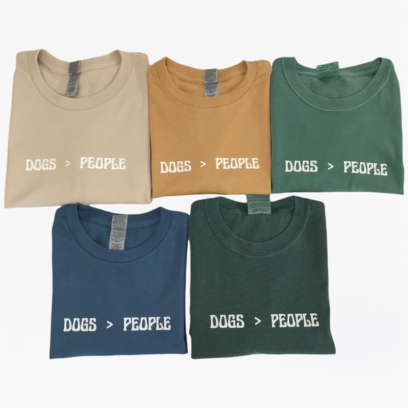DOGS > PEOPLE Unisex Adult 100% Cotton T-Shirts - Various - Picture 15 of 16